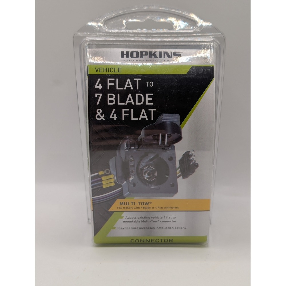 Hopkins Multi-Tow 4 Flat to 7 Blade and‎ 4 Flat Connector Adapter 311-0312-011